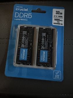 Micron crucial DDR5 Ram 32 GB