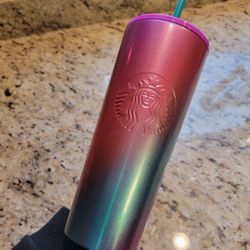Starbucks- Mermaid Scale Tumbler 