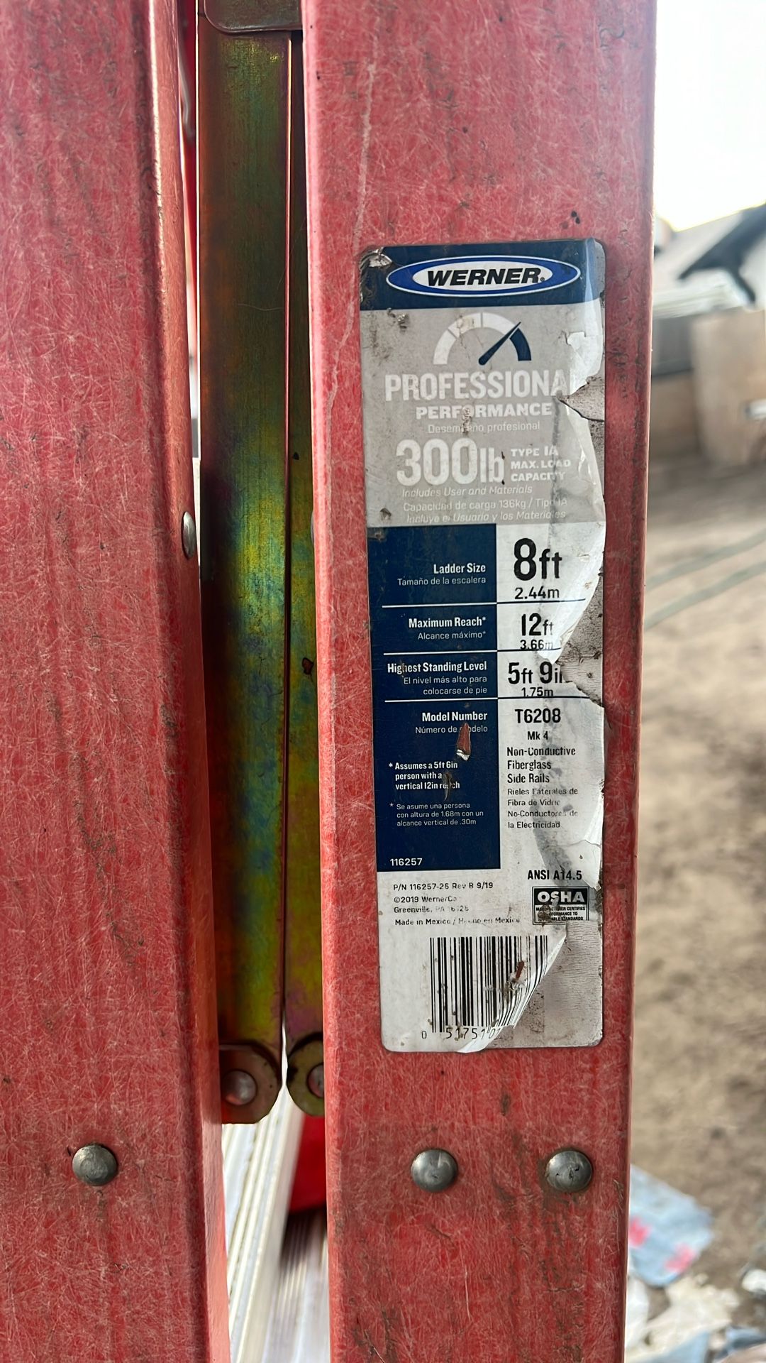 Werner A Frame Ladder