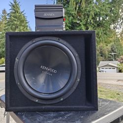 Kenwood 12" Subwoofer 600 Watt Amp