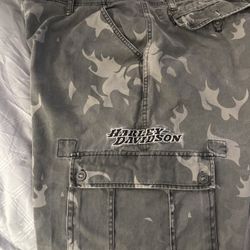 Harley Davidson Camo Pant  Vintage ? Maybe Idk, But Them 