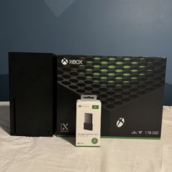 Xbox Series X with Seagate 1 TB SSD