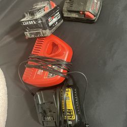 Tool Battery’s And Chargers 