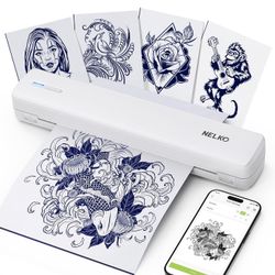Nelko Impresora de plantillas de tatuajes