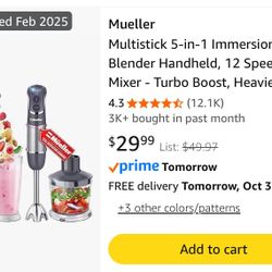 Mueller Multi-Stick 5-1 Immersion Blender
