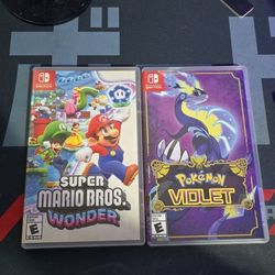 Super Mario Bros. Wonder And Pokemon Violet