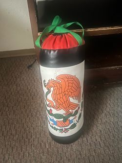 Kids punching bag w gloves