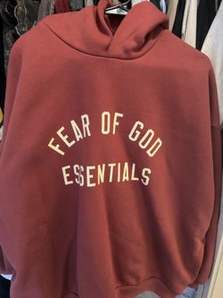 Fear If God Hoodie Crimson Xl 