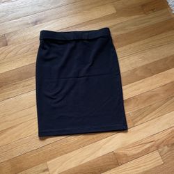 Small Stretch Black Pencil Skirt