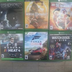 I'm Selling Xbox One Game Bundle All In Good Condition Should Work Perfectly Fine Please Read Description For More Info 