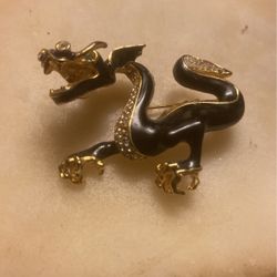 Large Dragon Broach