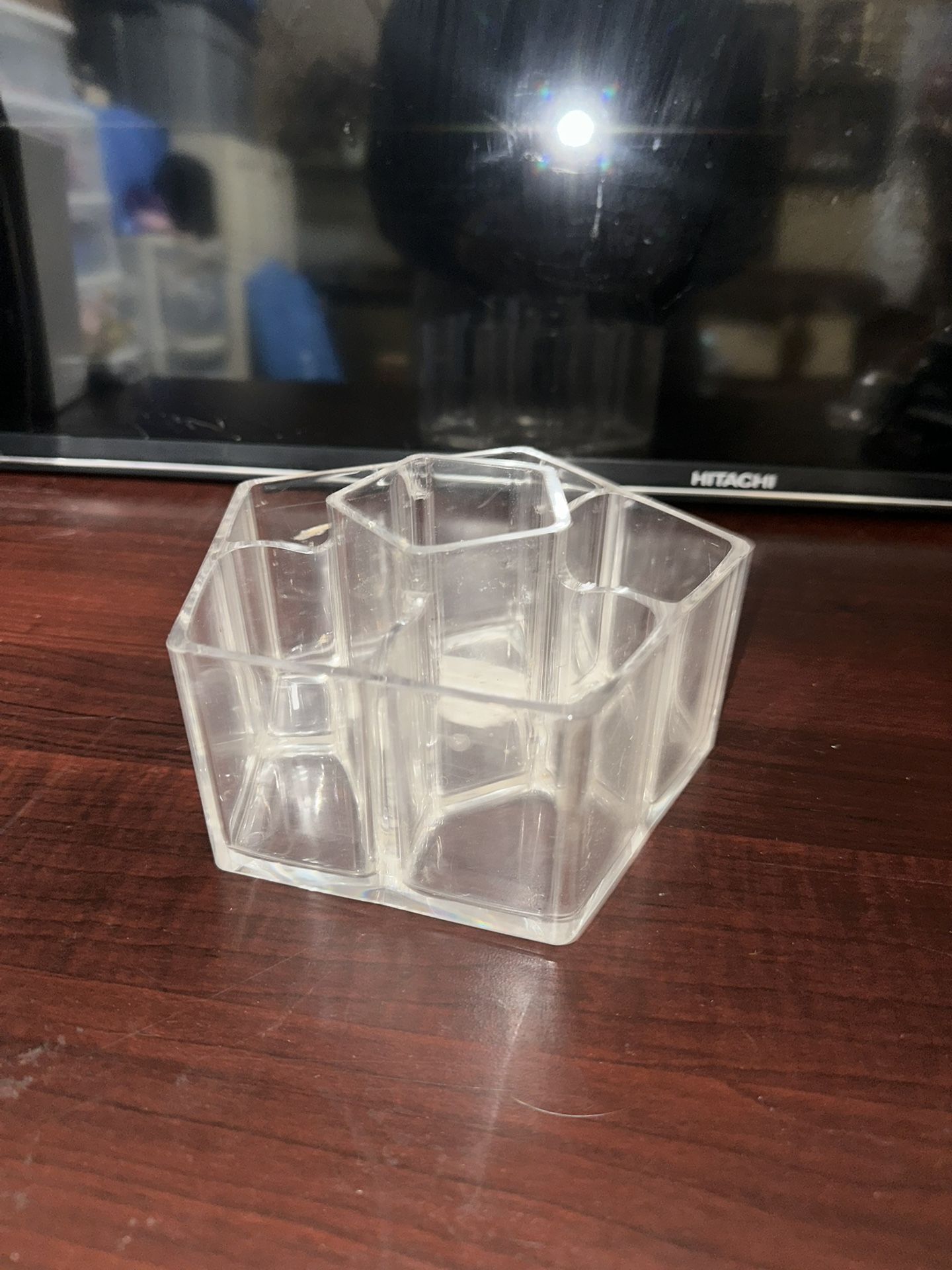 Clear Makeup Brush Holder 