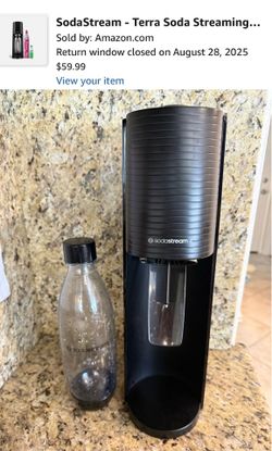 SodaStream TERRA Sparkling Water Maker