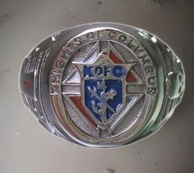 Knights of Columbus Stainless Steel Ring 8/9/10/11/12
