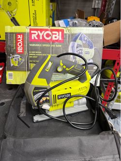 Ryobi 6.1 Amp Corded Variable Speed Orbital Jig Saw with SPEEDMATCH Technology (used, good condition)