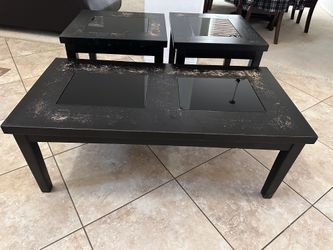 Coffee Table And End Tables 