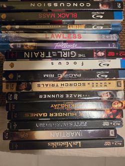 DVDS and blu rays