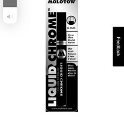 MOLOTOW LIQUID CHROME MARKER - 4mm Nib