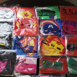 Superheroes Capes And Mask Halloween Costume Super Heroes Costume
