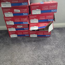 Envelopes and  index cards