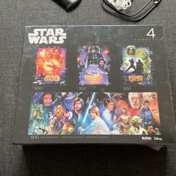 Star Wars Puzzles 4-pack