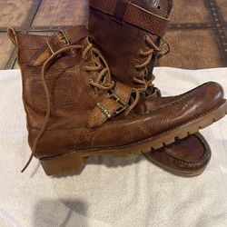 RALPH LAUREN MENS LEATHER BOOTS