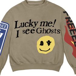 Lucky Me I See Ghosts Crew Neck