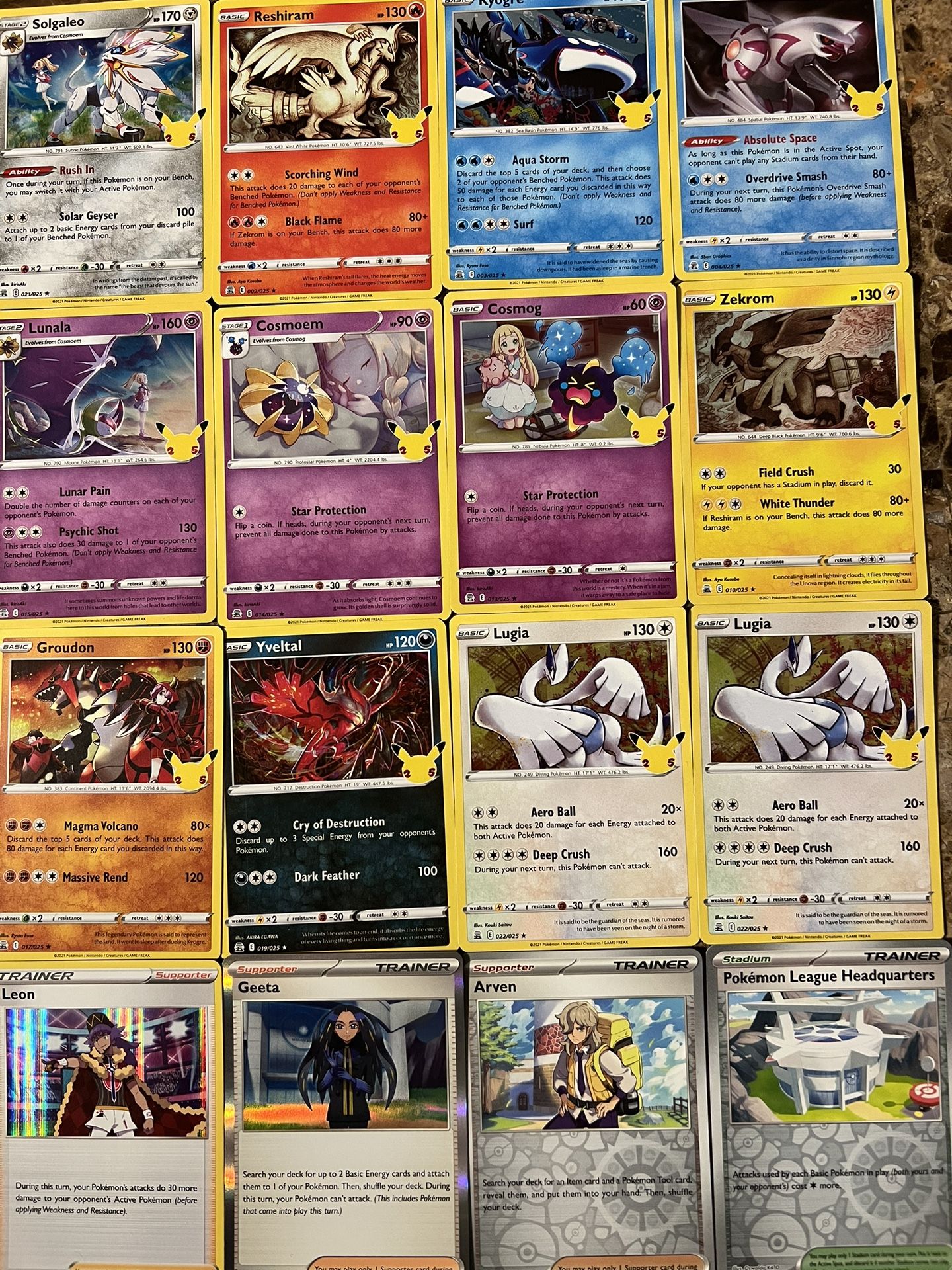 Pokémon cards