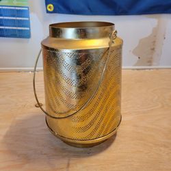 New Brass Moroccan Style Lantern Tealight Holder