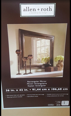 Allen Roth Beveled Mirrors Brand New In Box For San Allen Roth Beveled Mirrors Brand New