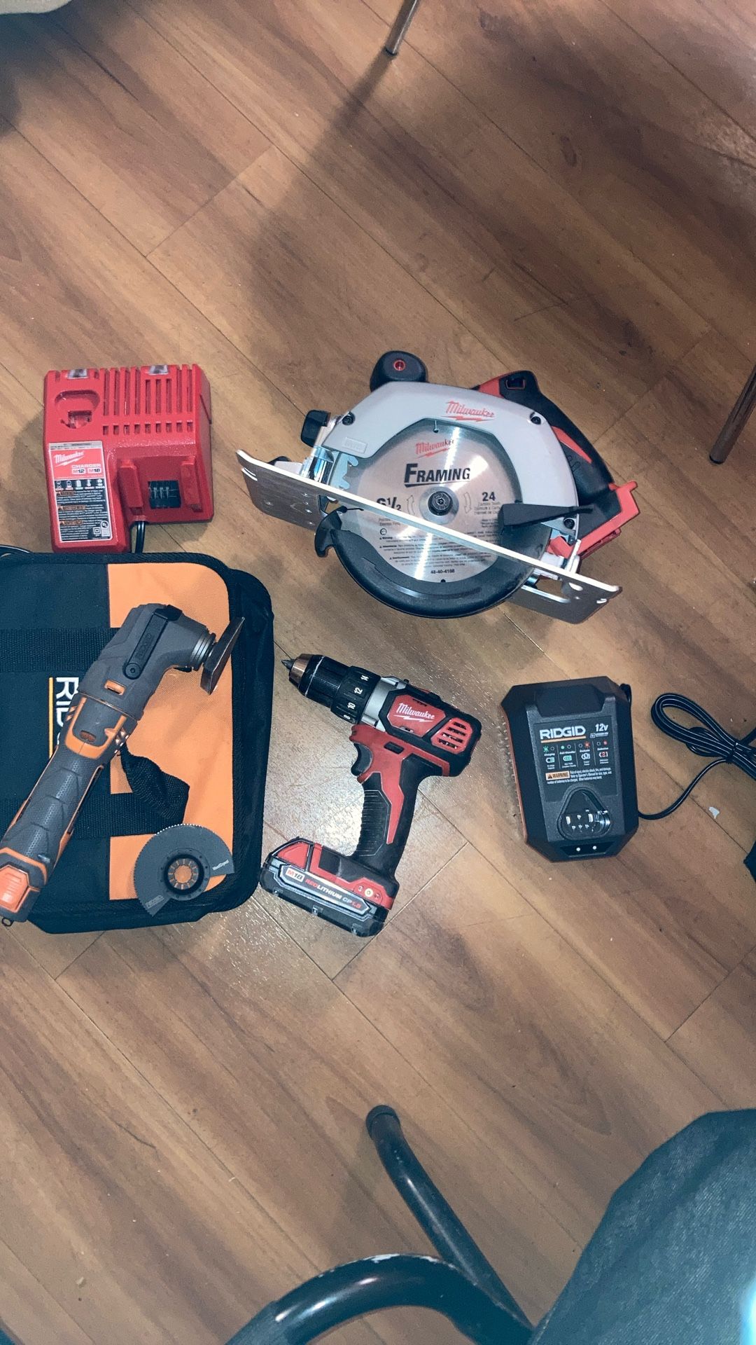 Drill, Circle Saw, And Oscillating Cordless Multi-Tool