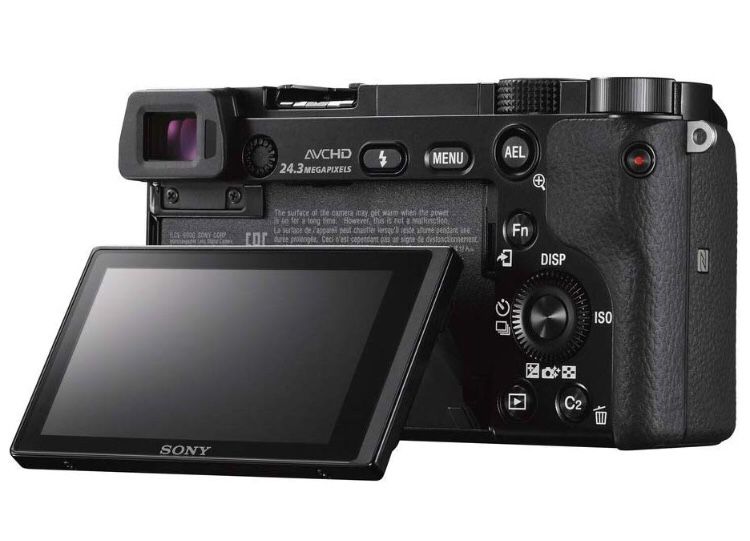 Sony Alpha a6000 Mirrorless Digital Camera 24.3MP SLR Camera with 3.0-Inch LCD (Black) w/16-50mm