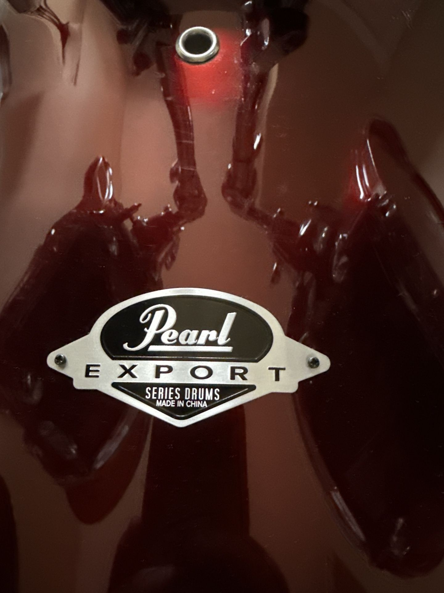 🎵 Pearl Export Series Drum Set – Red – Great Condition 🎵