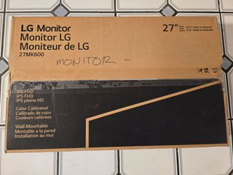LG 27MK600M-B 27" Full HD IPS LED Monitor