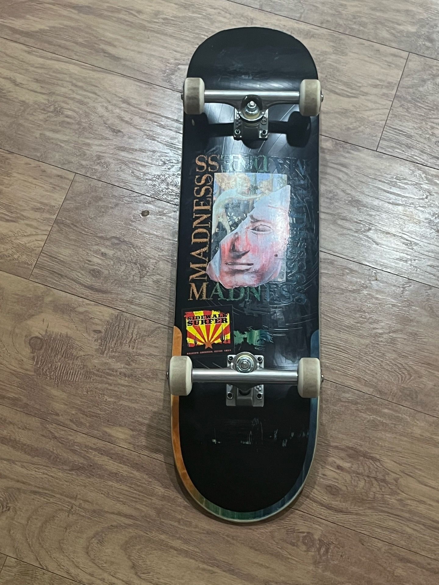 Custom skateboard built W/ tools and wax