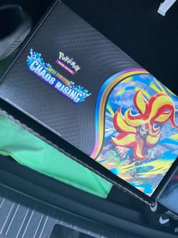 chaos rising booster pack, box display
