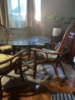 Rattan dining set