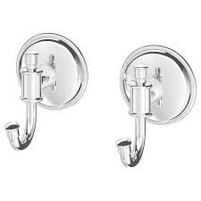 NEW IN BOX IKEA BALUNGEN CHROME PLATED SINGLE HOOKS SET OF TWO IN EACH BOX. BOTH BOXES $20