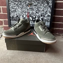 BRAND NEW Retro 3s, Size: 10.5, Color: Olive 🫒, $174.99