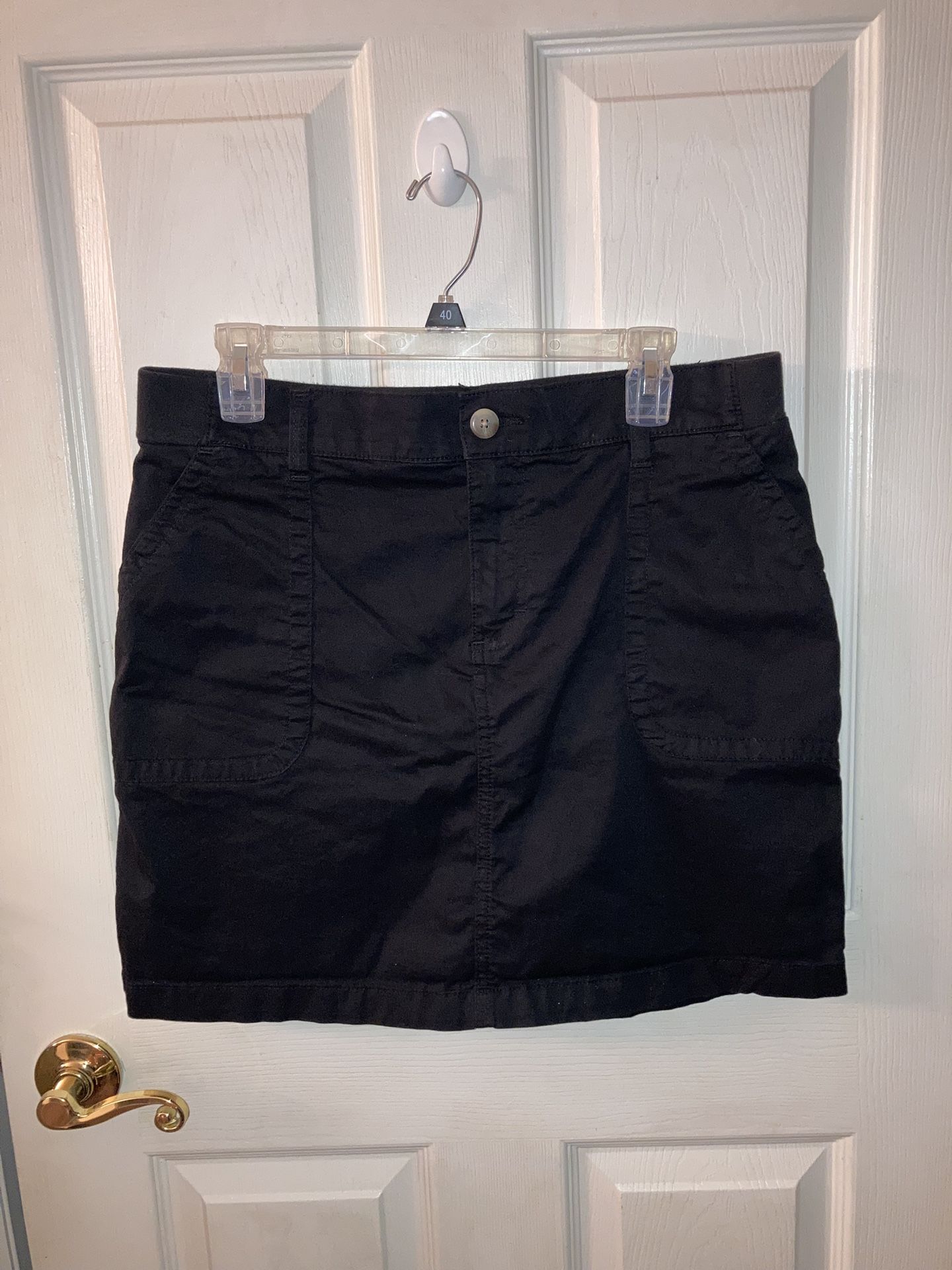 Ladies Lined Black Skort