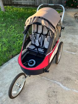 Wike premium double children’s bike trailer
