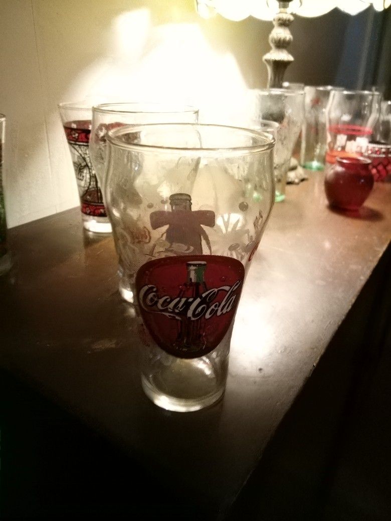 Vintage Coca Cola Glass 