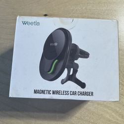 Magnetic Wireless Car Charger-  NEW