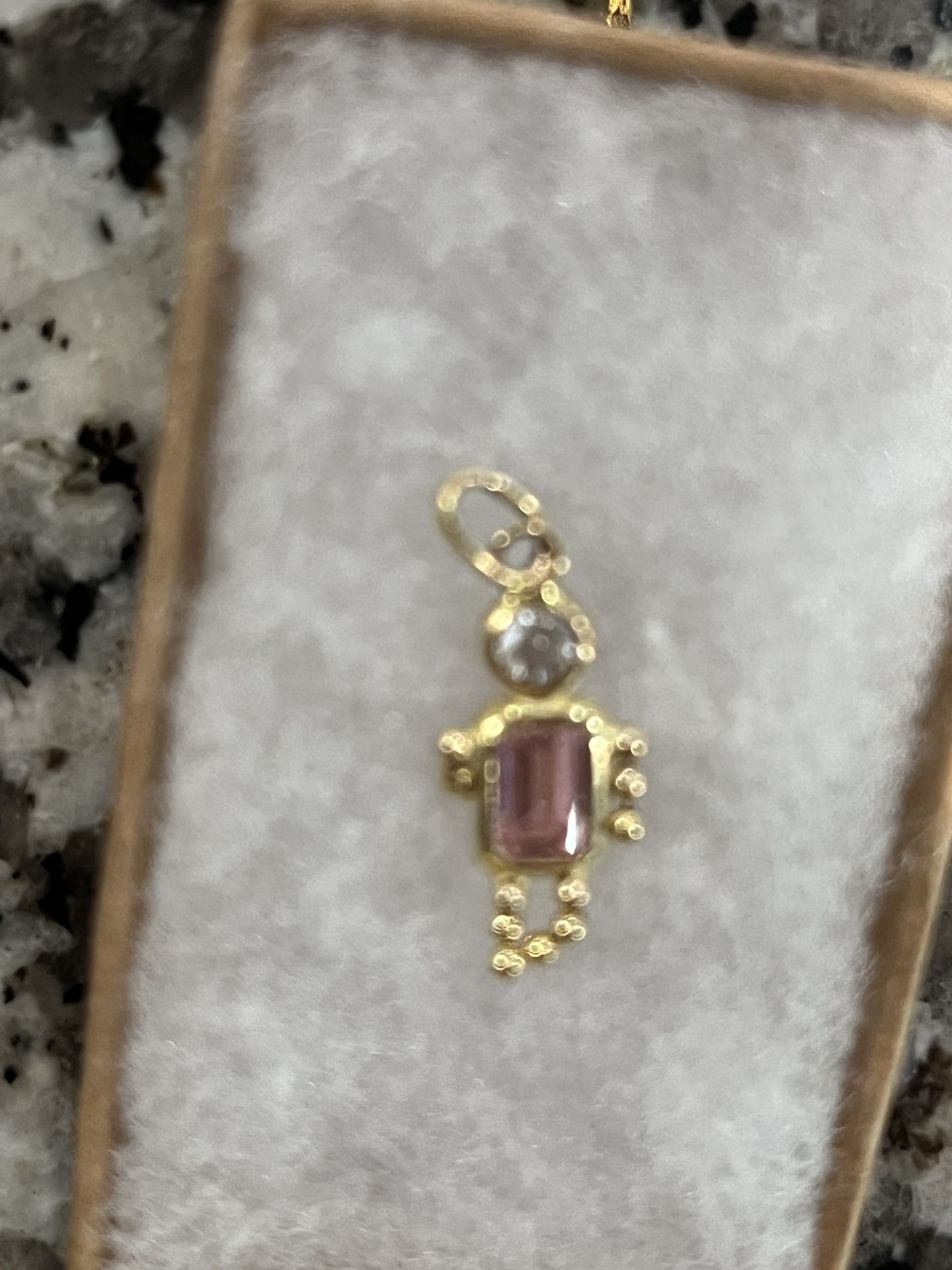 14k Gold Charm Kid 