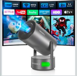 Portable Projector with Built-in Battery