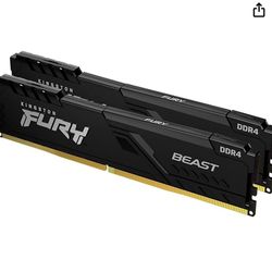 Kingston Fury Beast 64GB RAM (2x32GB) 2666 XMP 2.0 Desktop Memory
