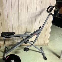 Ride And Row/squat Machine