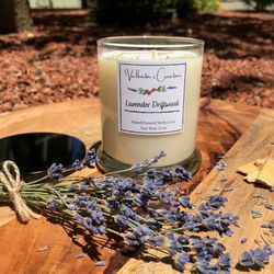 Lavender  Driftwood Candles