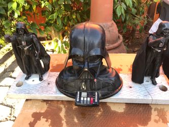 Darth vadar figures and phone