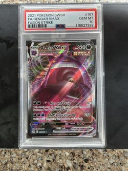Gengar Vmax fusion strike psa10